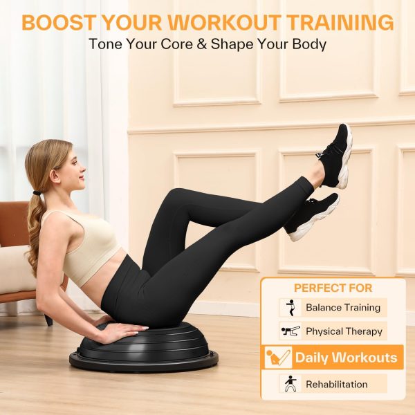 Sportneer Balance Ball Trainer with Resistance Bands and Pum...