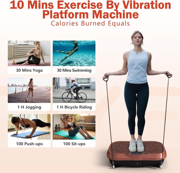 Vibration Plate Exercise Machine for Lymphatic Drainage, Wei...
