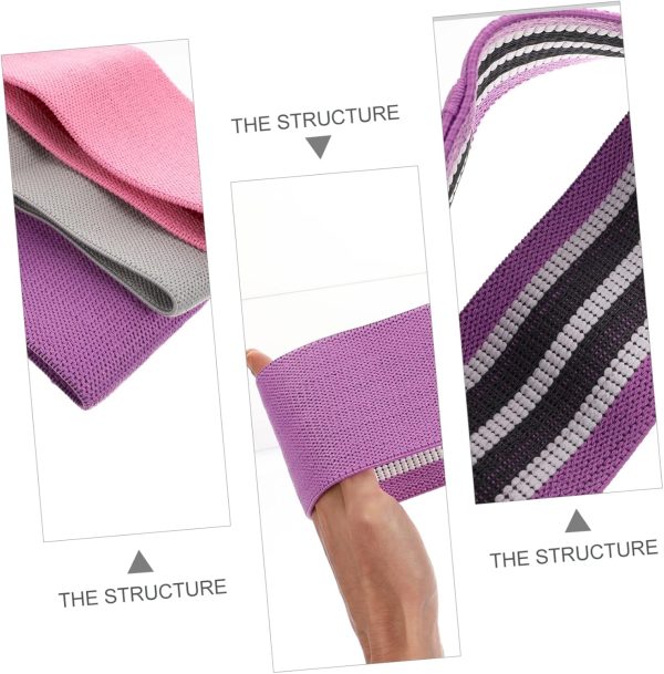 1 Set Resistance Band Resistant Chafing Bands Hooks Stretchi...