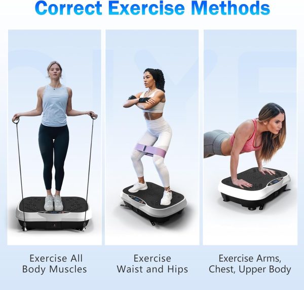 Vibration Plate Exercise Machine for Lymphatic Drainage, Wei...
