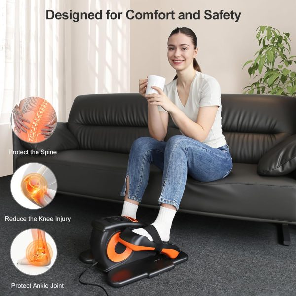 Under Desk Elliptical Machine, Mysuntown Ellipse Leg Exercis...