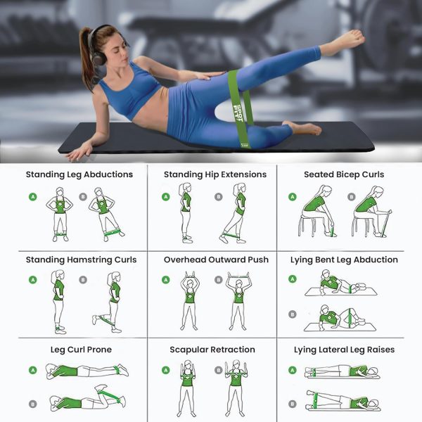 Resistance Bands for Working Out, Exercise Bands for Women &...