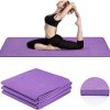 Foldable Travel Yoga Mat with Strap & Carrying Bag, TPE Pila...