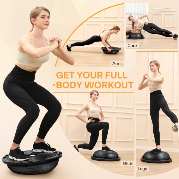 Sportneer Balance Ball Trainer with Resistance Bands and Pum...