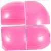 PVC Gym Yoga Ball Rosy Fitness Yoga Ball Sponge Tennis Balls...