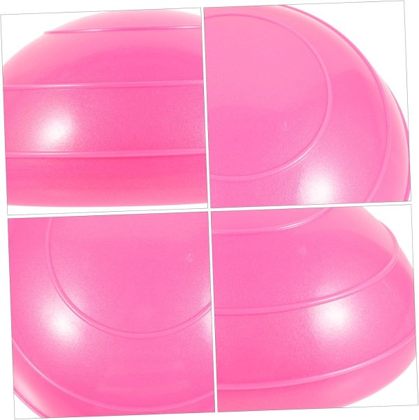 PVC Gym Yoga Ball Rosy Fitness Yoga Ball Sponge Tennis Balls...