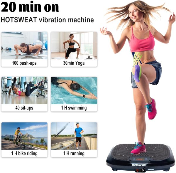 Vibration Plate Exercise Machine for Lymphatic Drainage,Powe...