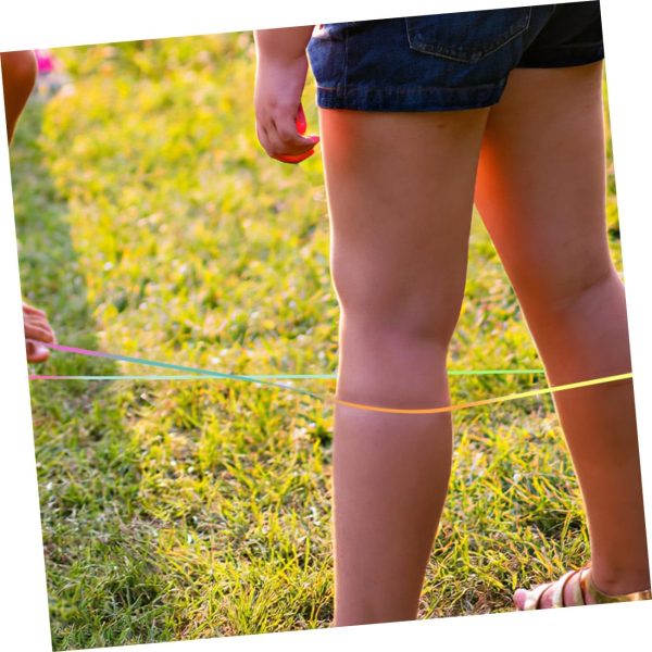 2pcs Rubber Band Beaded Jump Ropes Jumping Ropes Adult Jump ...