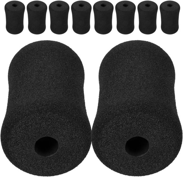 Toddmomy 10pcs Sit-up Board Foam Soft Cover Replacement Weig...