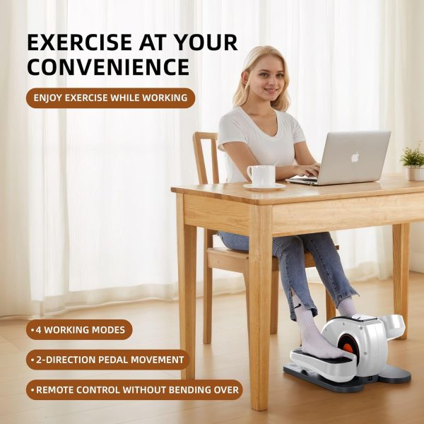 Under Desk Elliptical Machine, Seated Ellipse Leg Exerciser ...