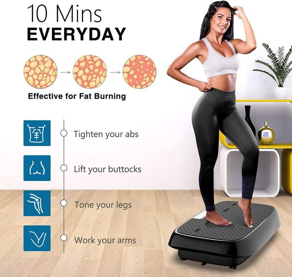 Vibration Plate, Whole Body Vibration Platform Exercise Mach...