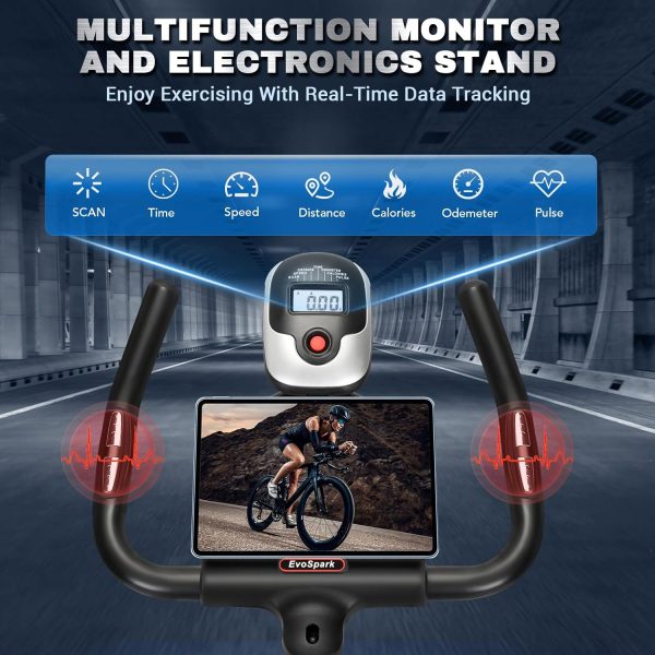 Exercise Bike, Adjustment Magnetic Resistance, Super Silent ...