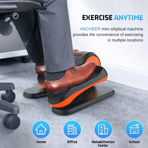 ANCHEER Under Desk Elliptical, Electric Leg Exerciser While ...