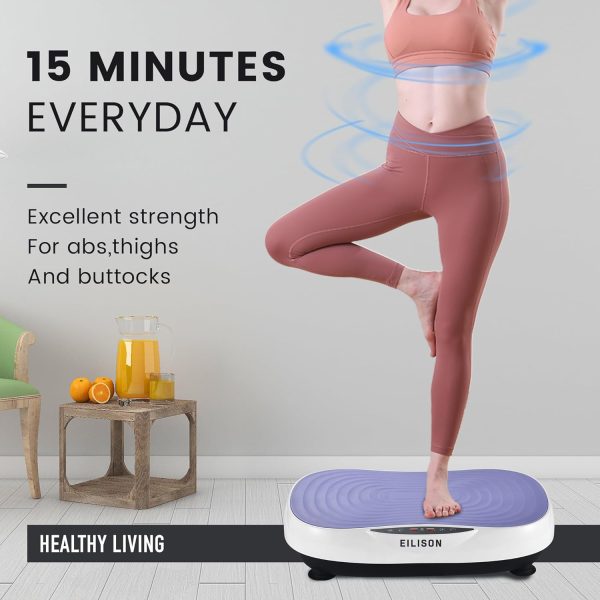 EILISON Glory Vibration Plate Exercise Machine - Whole Body ...