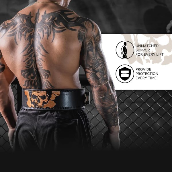 Lever Lifting Belt for Man and Women, Weightlifting with Adj...
