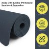 Center Alignment Yoga Mat, Thick, Non-Slip, Large Exercise M...