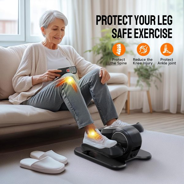 Under Desk Elliptical Machine for Home Workout, 12 Levels Sp...