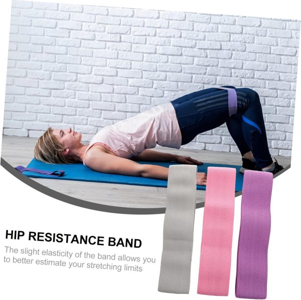 1 Set Resistance Band Resistant Chafing Bands Hooks Stretchi...