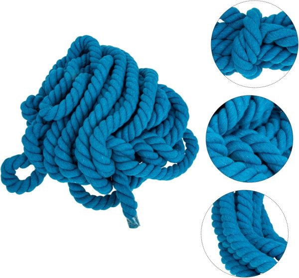 Toddmomy Tug of War Rope Weighted Jump for Men Cordless Cord...