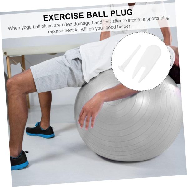 Yoga Ball Air Plug Gym Cable Stopper Yoga Replacement Kit Th...