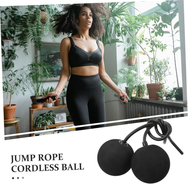 1 Pair Skipping Rope Replacement Ball Cordless Music Jump Ro...