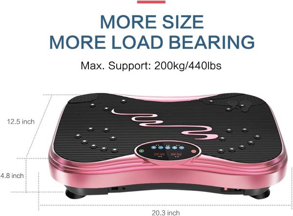 Vibration Plate Exercise Machine Whole Body Workout Vibratio...