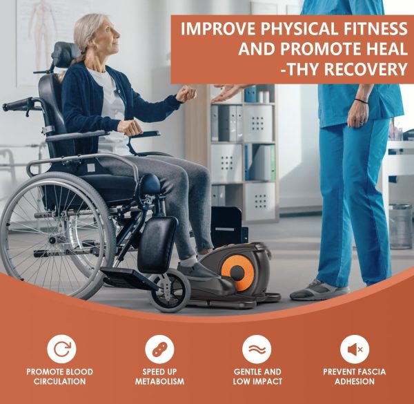 Under Desk Elliptical Machine for Home,Ellipse Leg Exerciser...