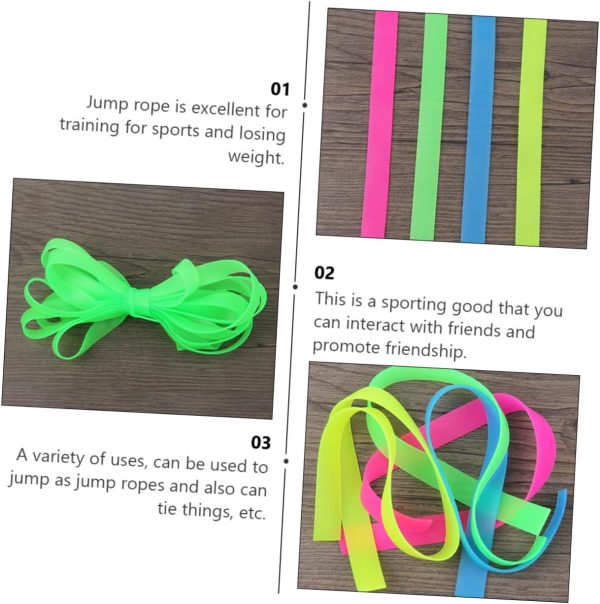 1 Set 4 Pcs Jumping Rubber Band Exercise Band Speed Rope Jum...