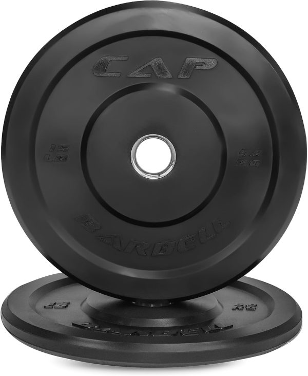 CAP Barbell Rubber Olympic Bumper Plate | Multiple Options/C...