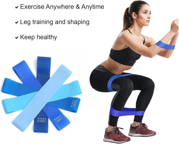 Resistance Bands Man Women Workout Exercise Fitness Elastic ...