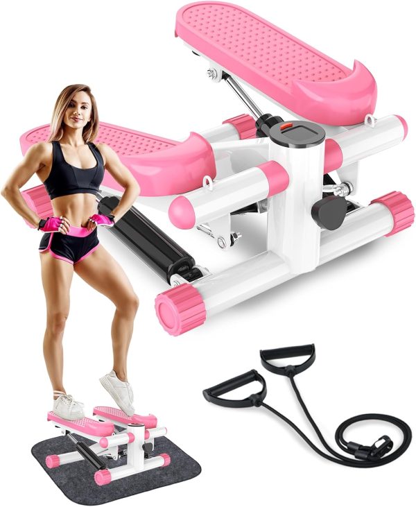 Mini Stair Steppers with Resistance Bands: Twist Workout Equ...