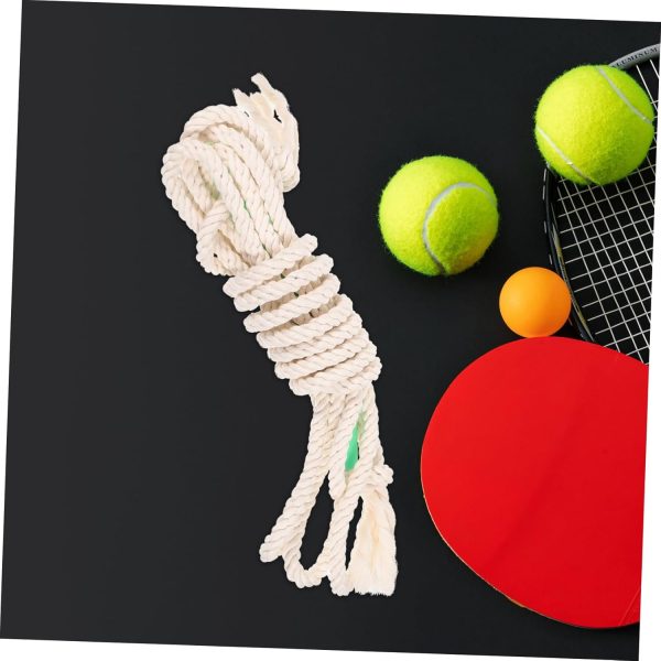Jump Rope Long Skip Rope 5M Cotton Linen Exercise Jump Rope ...