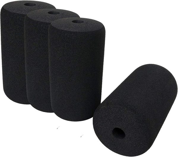 Ader Foam Roller Pair 6"x4"x20mm, 4 Pack