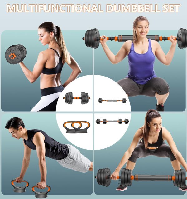 CANMALCHI Adjustable Dumbbells Weights Set 20lbs/33lbs/44lbs...