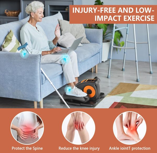 Under Desk Elliptical Machine for Home,Ellipse Leg Exerciser...