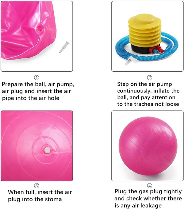 Backflip Exercise Ball for Gymnastics, Flip Assist Yoga Ball...