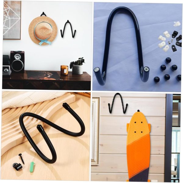 5pcs Yoga Mat Holder Wall Mount Heavy Duty Wall Rack Hooks Y...