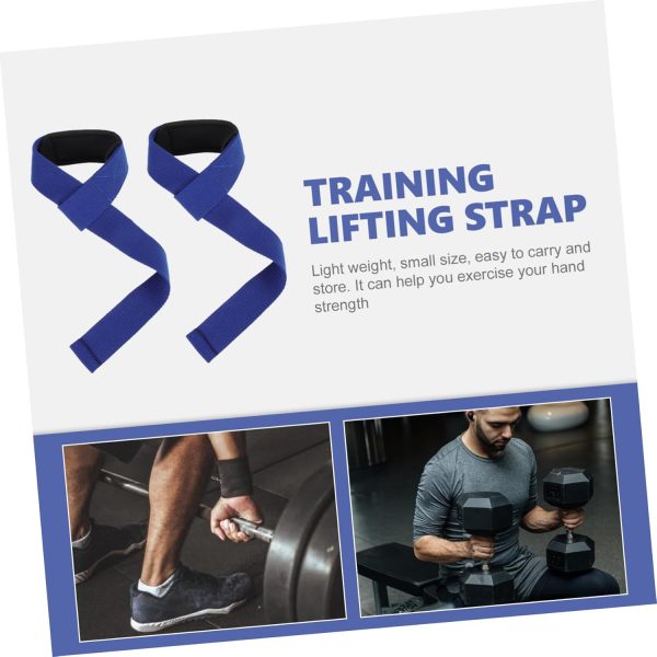 2pcs Fitness Grip Band Weightlifting Belt Wrist Band Wristba...