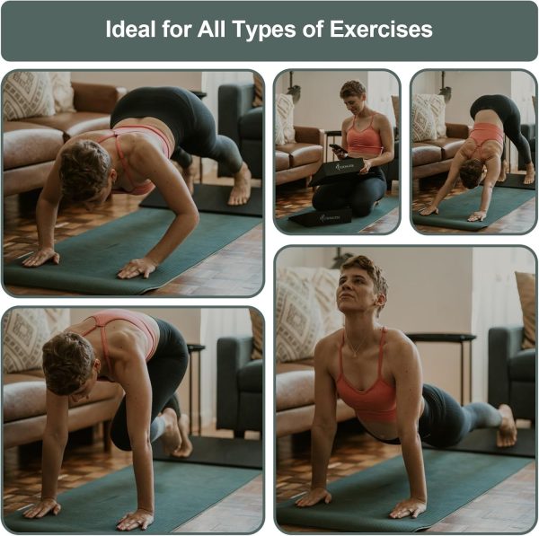 StrongTek TPE Yoga Mat, 72" x 24" x 1/3", Non-Slip, Lightwei...