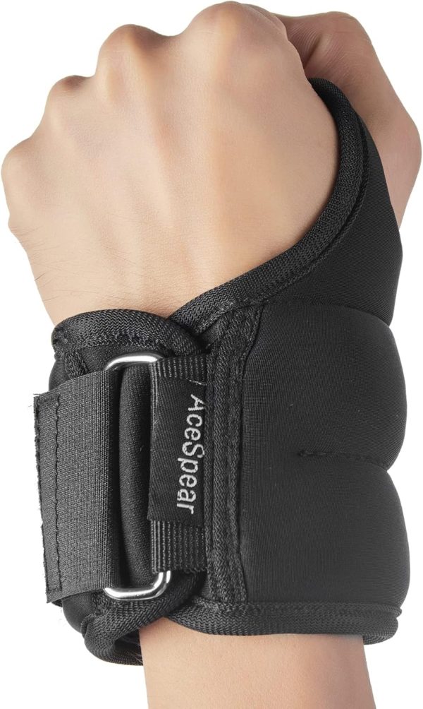 AceSpear Wrist Weights with Thumb Loops Lock for Men Women 1...