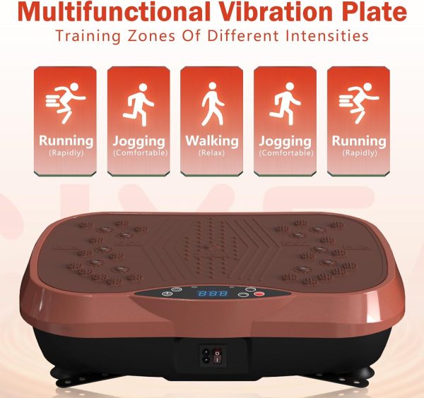 Vibration Plate Exercise Machine for Lymphatic Drainage, Wei...