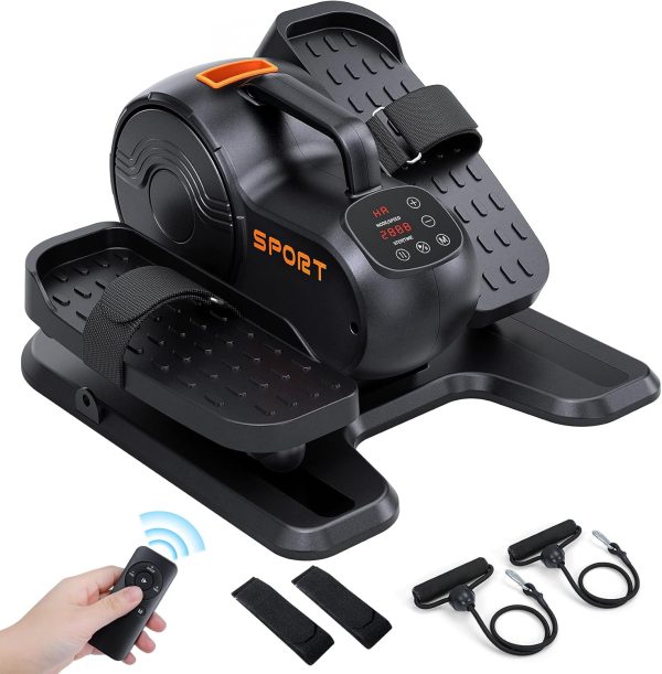 Dripex Under Desk Elliptical Machine, Mini Ellipse Leg Exerc...