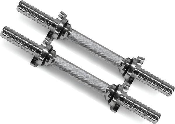 Yes4All Pair of Threaded Dumbbell Handles 14/16/18/24 inch, ...