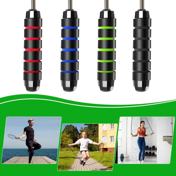 24 Pack Jump Ropes, Tangle-Free Speed Jumping Ropes with Foa...
