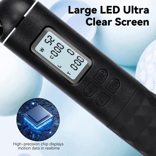 Skipping Rope with Counter, Cordless Jump Rope, Intelligent ...