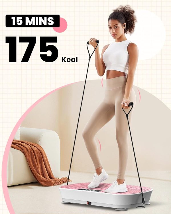 Vibration Plate Exercise Machine with Bluetooth, Vibration P...