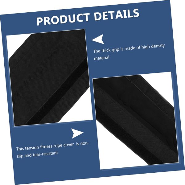 Foot Protective Cover Resistance Bands Chest Fitness Rope Co...