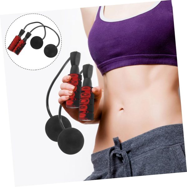 1 Pair Skipping Rope Replacement Ball Jump Rope Mat Beaded J...