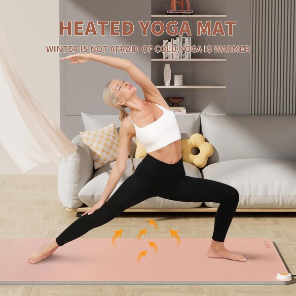 OGOGO-Heating Pad, 72 x 26.7 x 2/5 inch, Hot Yoga Mat, Heate...