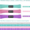 Long Resistance Bands for Working Out Women, Fabric Resistan...